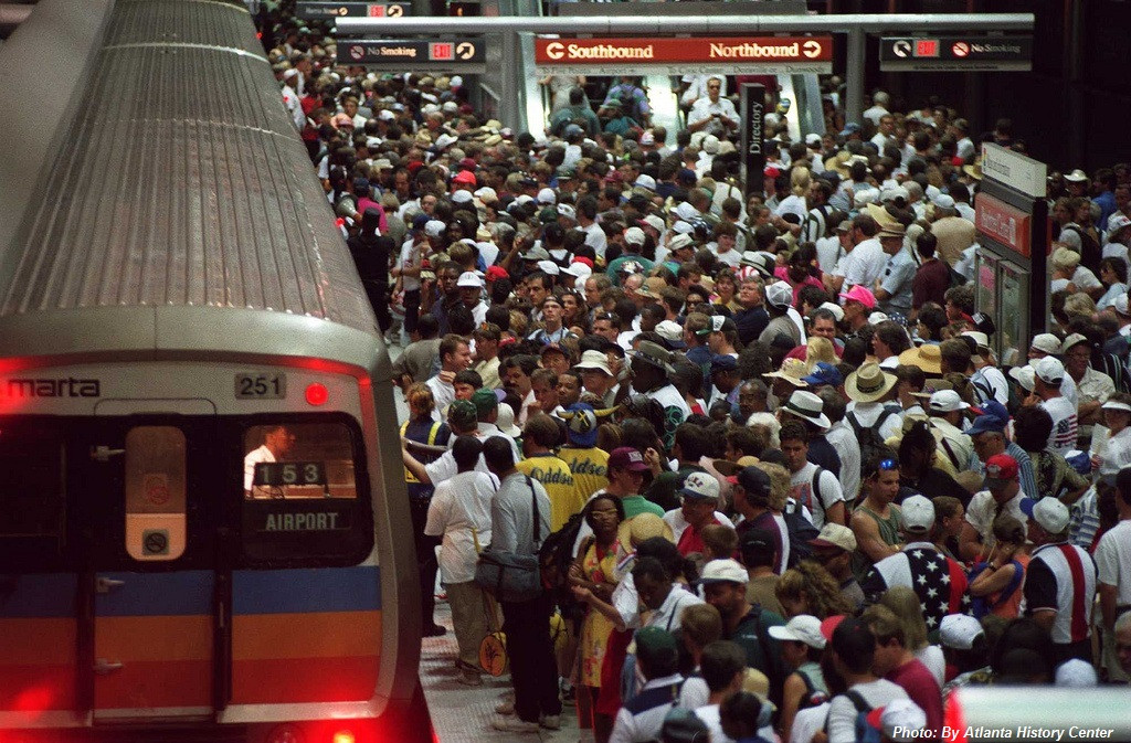 MARTA at rush hour