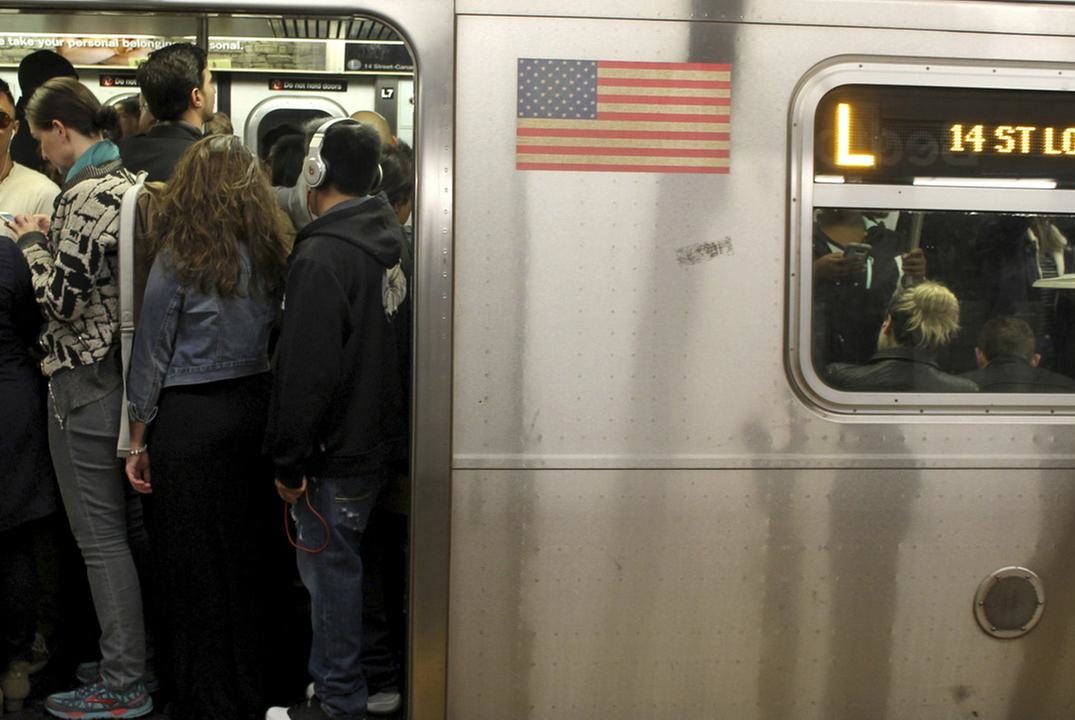 Packed Transit Car